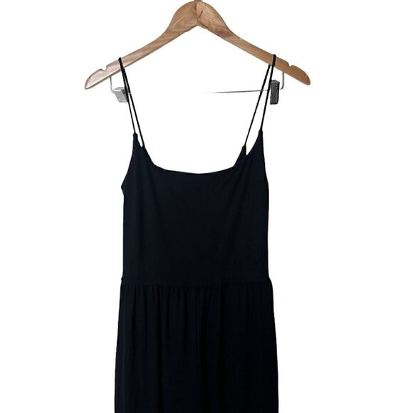 Reformation Jeans Black Lyocell Tencel Soft Jumpsuit S 0902 - Picture 3 of 5